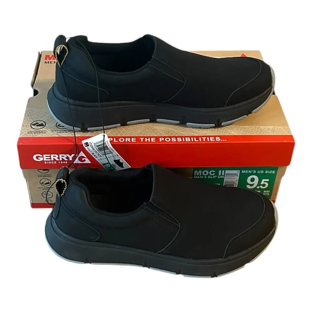 Gerry Men's Moc II Shoe Black Size 9.5